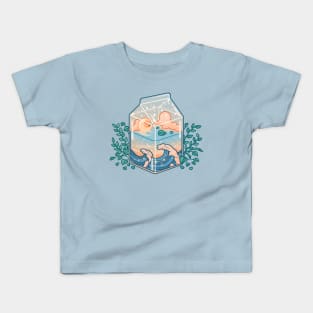 Cozy Ocean Milk Kids T-Shirt